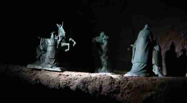 索诺克实景案例呈现，中国首个沉浸式达摩石窟光影艺术馆